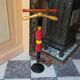 Valet de chambre soldat multicolore en bois