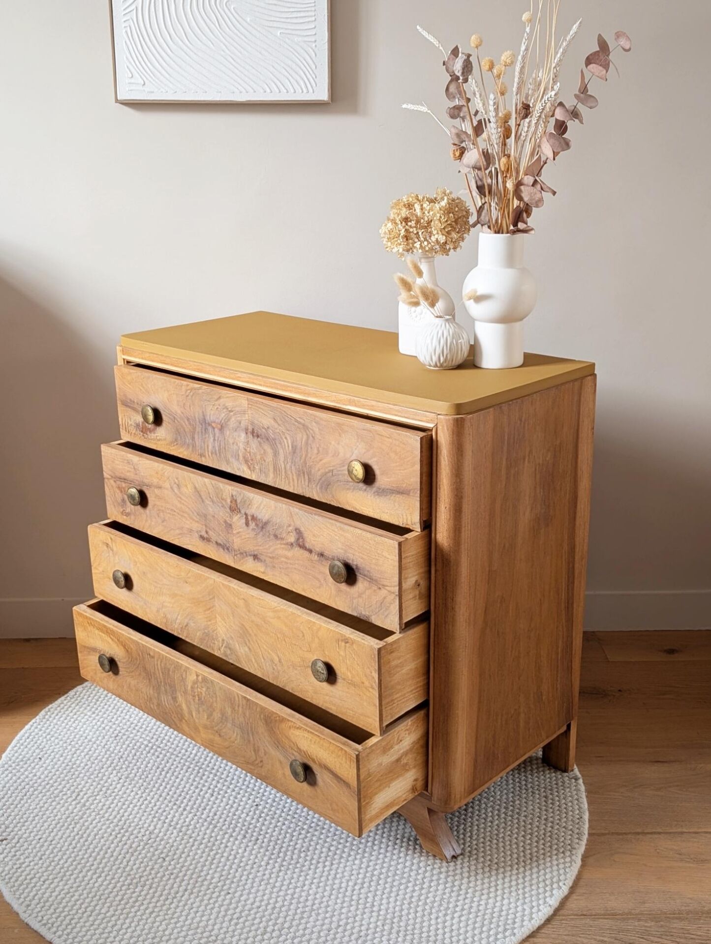Renovated commode, late Art Deco style