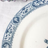 Lot 6 assiettes à dessert François 1er Salins Terre de fer