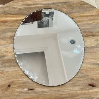 Old beveled mirror