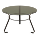 Glass coffee table, Danish design, 1970s, made in Denmark
