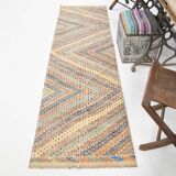 2x8 Colorful Soft Color Kilim Runner Rug, 73x255Cm SK 33035
