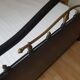 Old metal and brass bed frame + slatted base