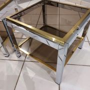 Italia lounge coffee table and vintage sofa tips ITALIA by Willy Rizzo 1970