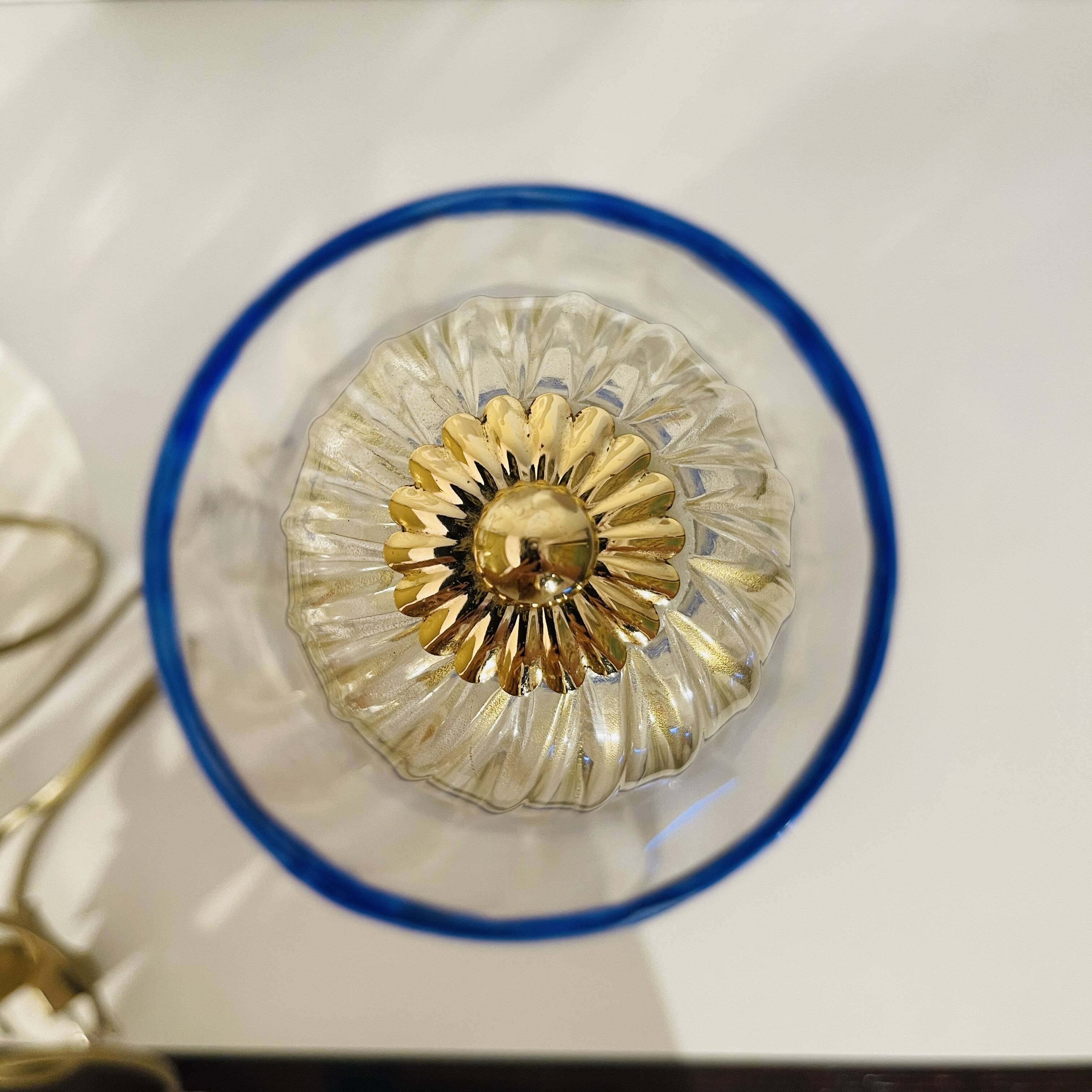 Paire de lampes 'champignon' Hollywood Regency, Barovier & Toso à Murano