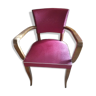 Red printed ska bridge chair