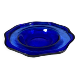 Blue glass cup