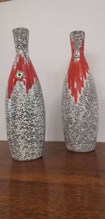 Vintage Fat Lava Vase Made in Hungary in the 70s