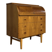 Vintage Scandinavian secretary cabinet from the 1960s.