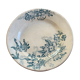 Assiette Terre de fer, floral faïence de lyon