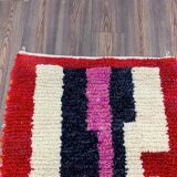 Traditional handmade Berber rug in pure wool, size 100 x 300 cm