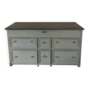 Commode blanc d’ivoire