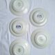 Vintage blue soup plates