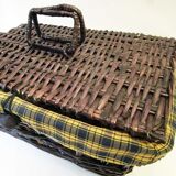 Vintage picnic basket