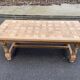 Renovated farmhouse dining table in solid oak 210cm 19th century