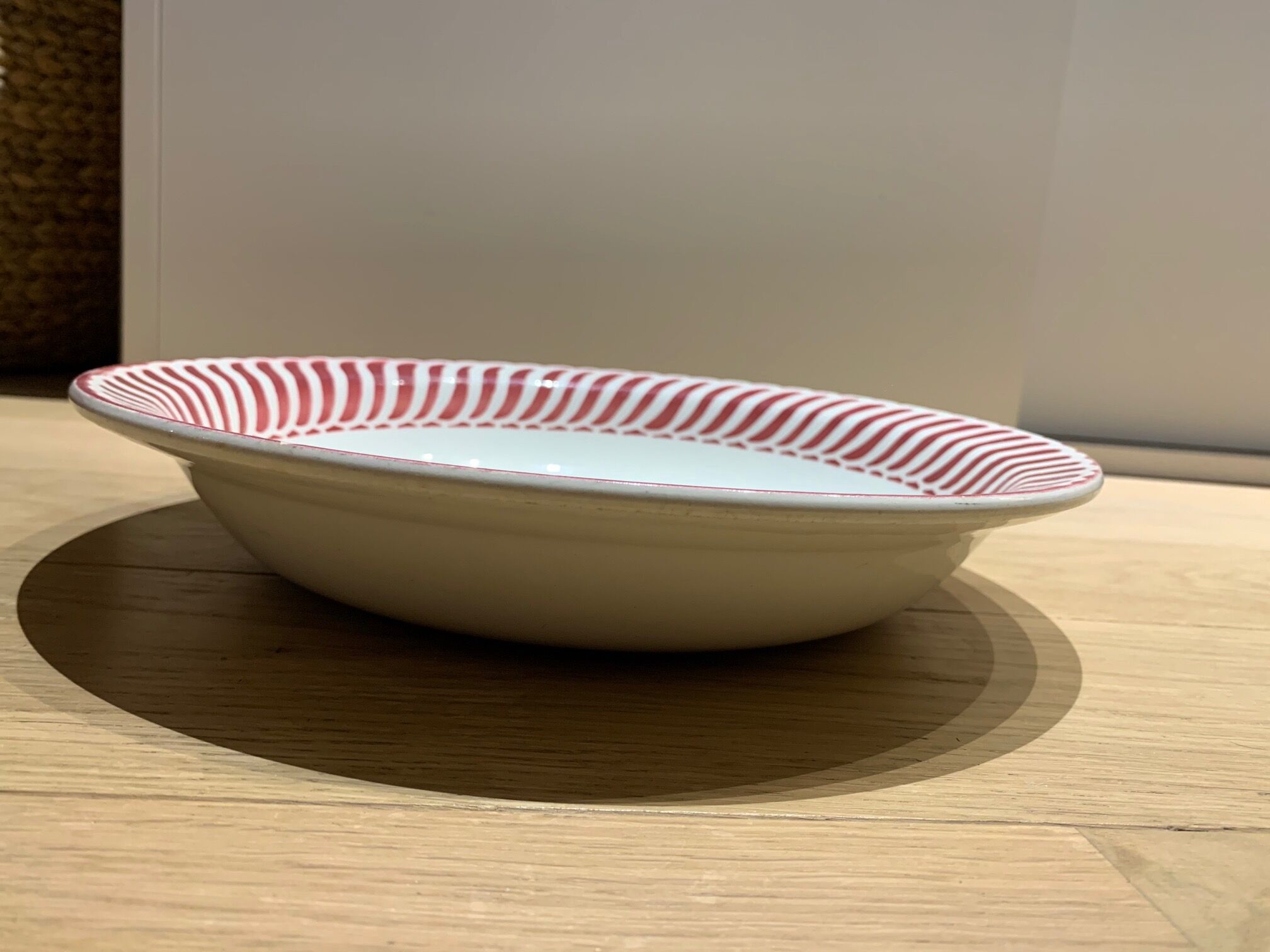 Round hollow flat model Jacquot Faience Digoin Sarreguemines