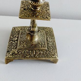 Vintage brass candle holder