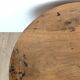 Table basse ronde en noyer