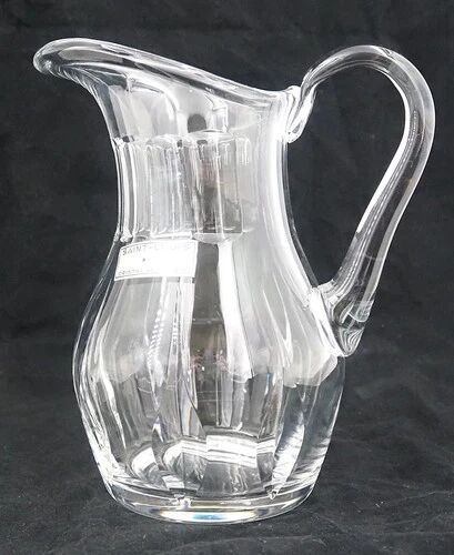 Saint Louis Cerdagne jug, crystal water carafe, signed, excellent condition.