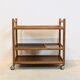 Oak bar trolley by Johannes Andersen for CFC Silkeborg Denmark
