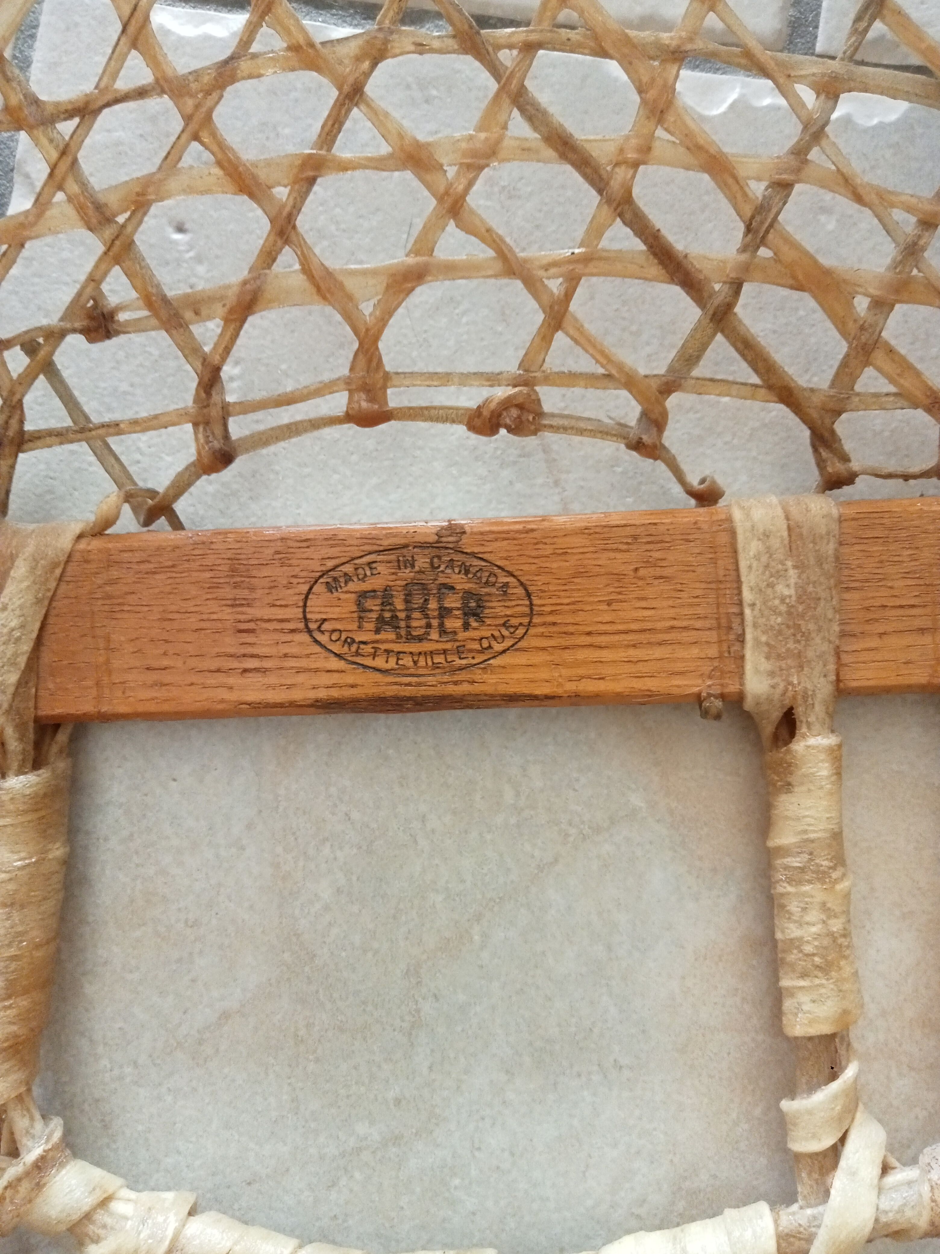 Vintage Canadian snowshoes