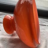 Orange opaline lampshade