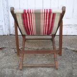 Transat ancien chaise longue pour enfant