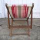 Transat ancien chaise longue pour enfant