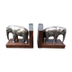 greenhouse book elephant in silver metal