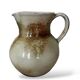 Vintage glazed ceramic water/orangeade carafe, 1950