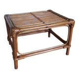 Wicker rattan end table