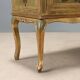 Commode ancienne en bois laqué et peint XXe siècle