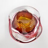 This beautiful bowl was designed by Josef Hospodka and made by the Chribska Glassworks. In a very go
