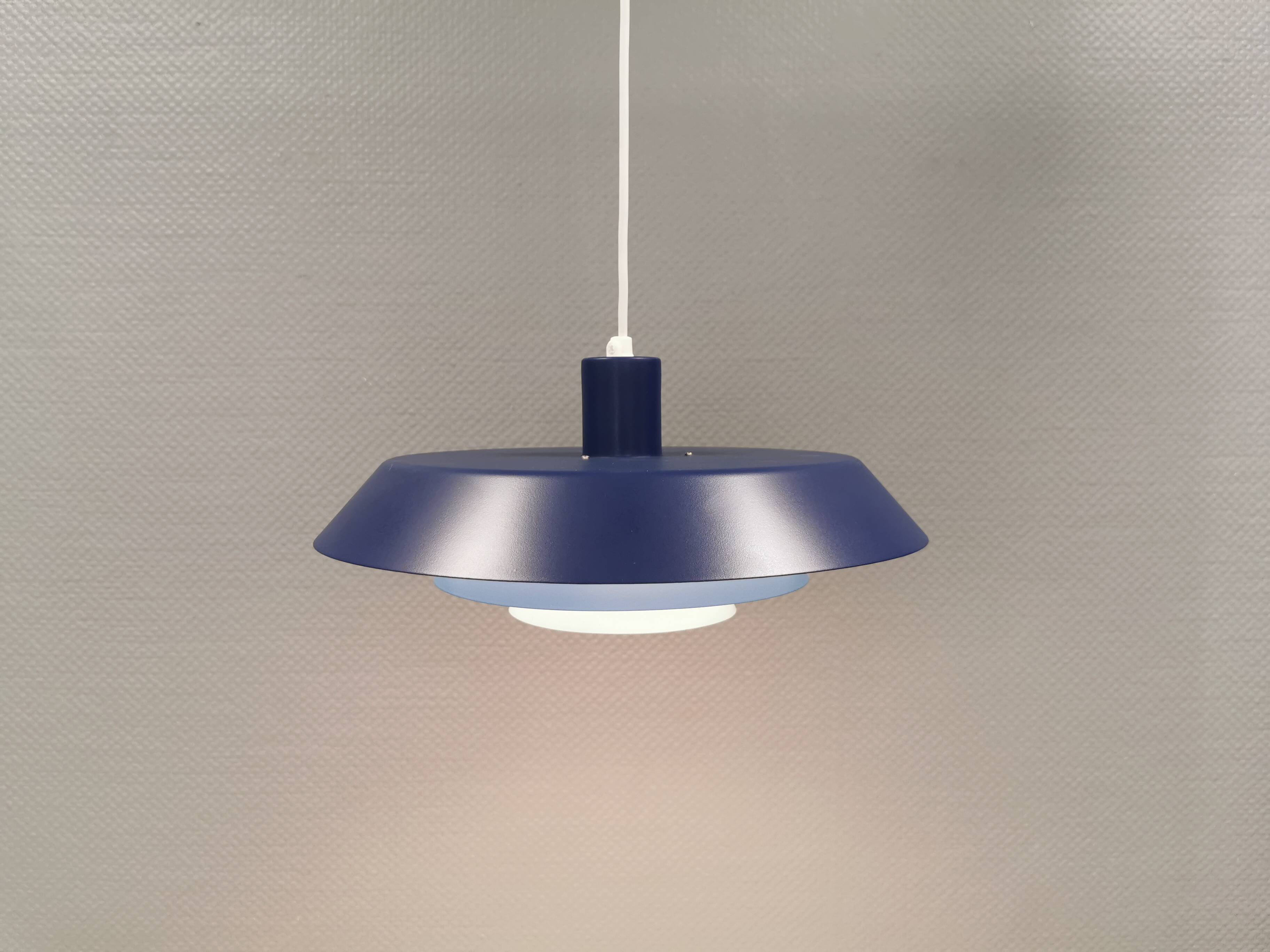 Hanging lamp, designed by Bent Karlby for Danish LYFA in 1968, model Troika