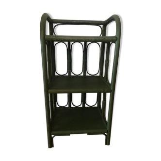 Rattan shelf