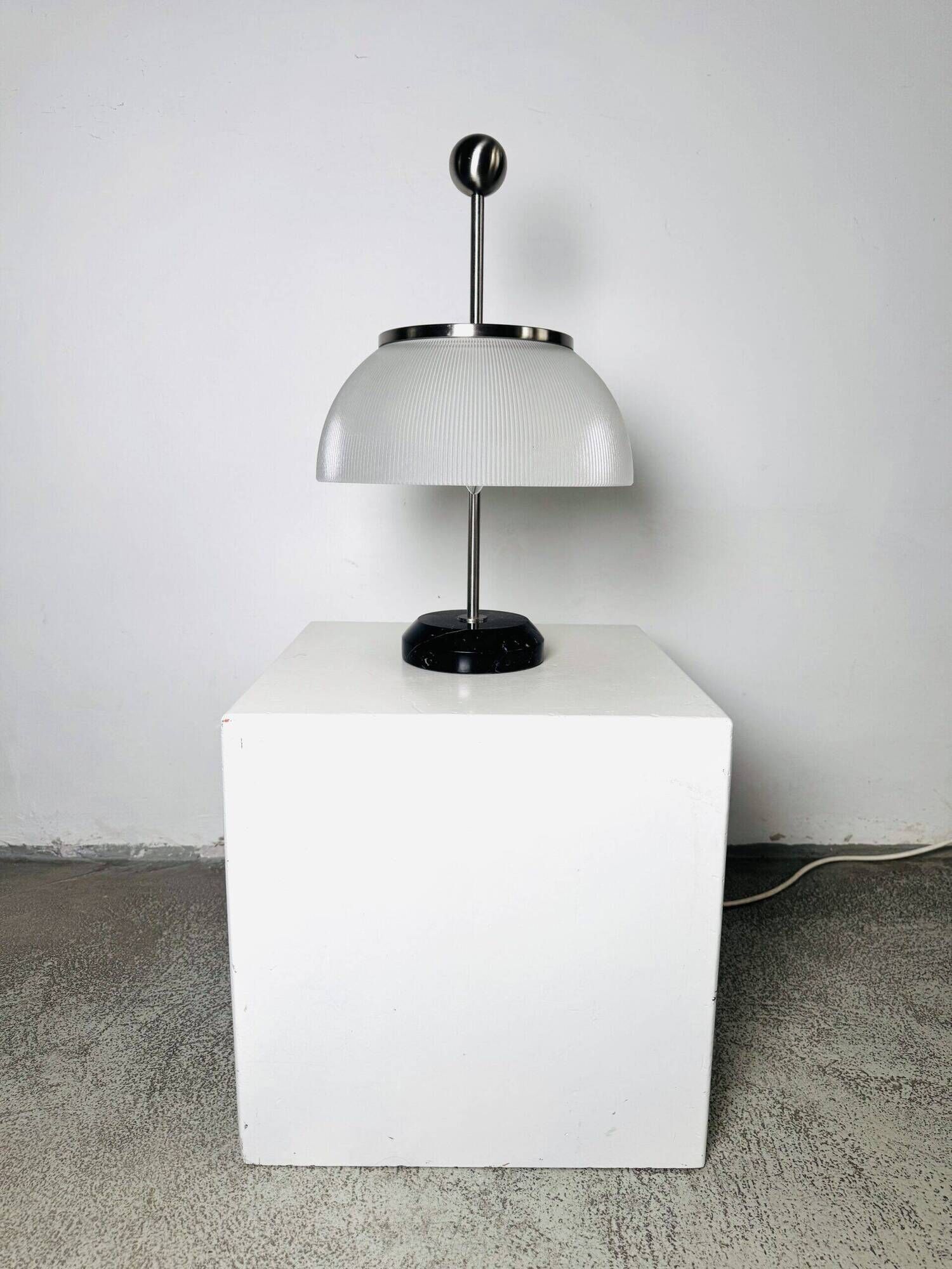 Model 'Alfa' Table Lamp With Marble Base By Sergio Mazza For Artemide, Italy 1950S Re-Issue
