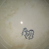 Serving dish, Saint Amand iron earth and Regency model hamage