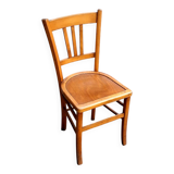 Light beech bistro bar restaurant chair