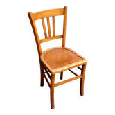 Light beech bistro bar restaurant chair