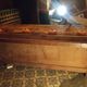 Ancien établi, meuble de métier d'atelier, buffet
