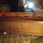 Ancien établi, meuble de métier d'atelier, buffet