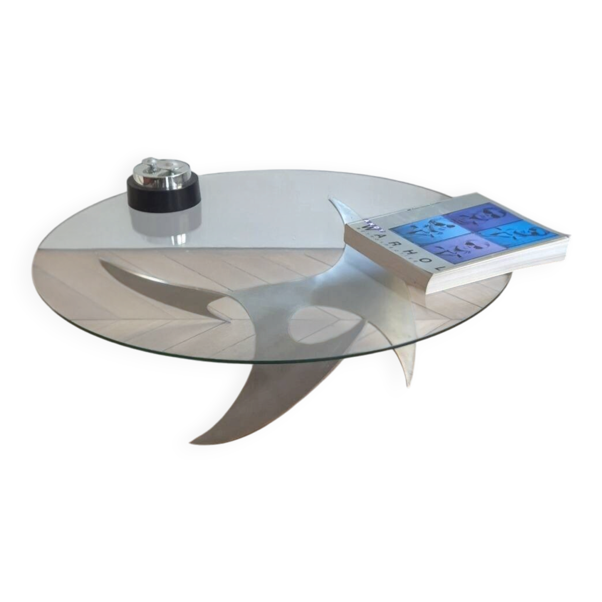 vintage propeller base K nut Hesterberg in steel and