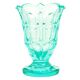 Art Deco vase, uranium crystal, Moser, Czechoslovakia, 1930s