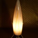 Vintage space age rocket table lamp by Leoš Nikel