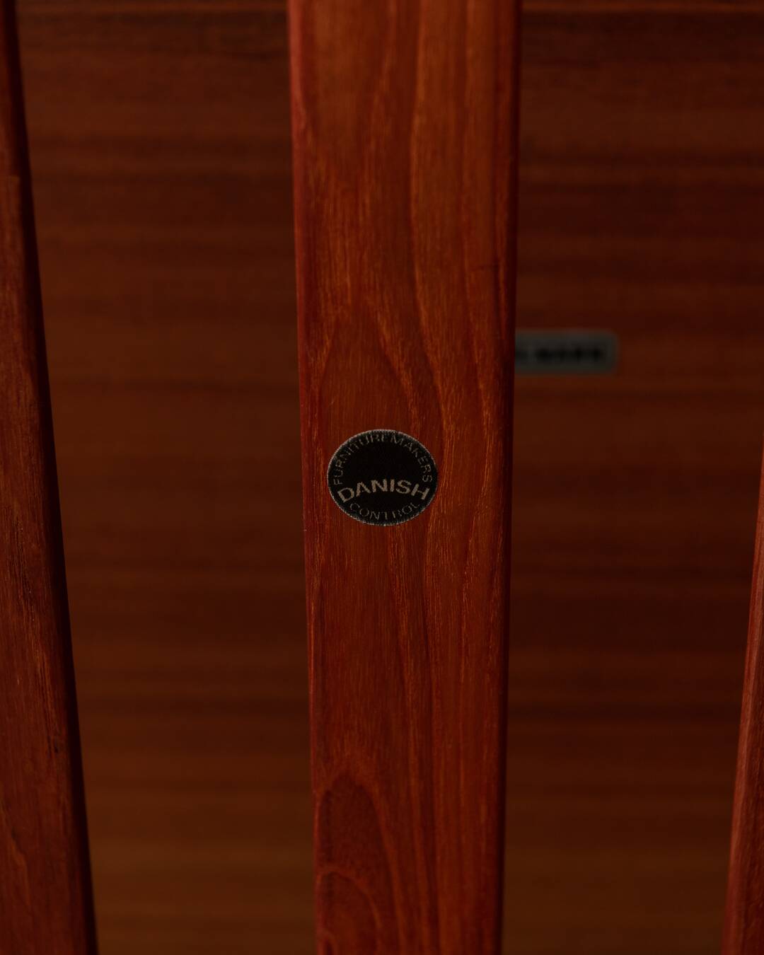 Table basse en teck danois par Grete Jalk avec cadre à lattes, années 1960.