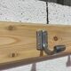 Vintage wall coat rack from the 1960s.