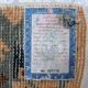 Tunisian Wool Rug Handmade in Traditional Anatolian Turkish Style