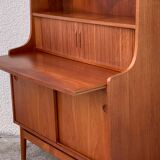 Danish library and its teak secretary 1960 by Johannes Sorth