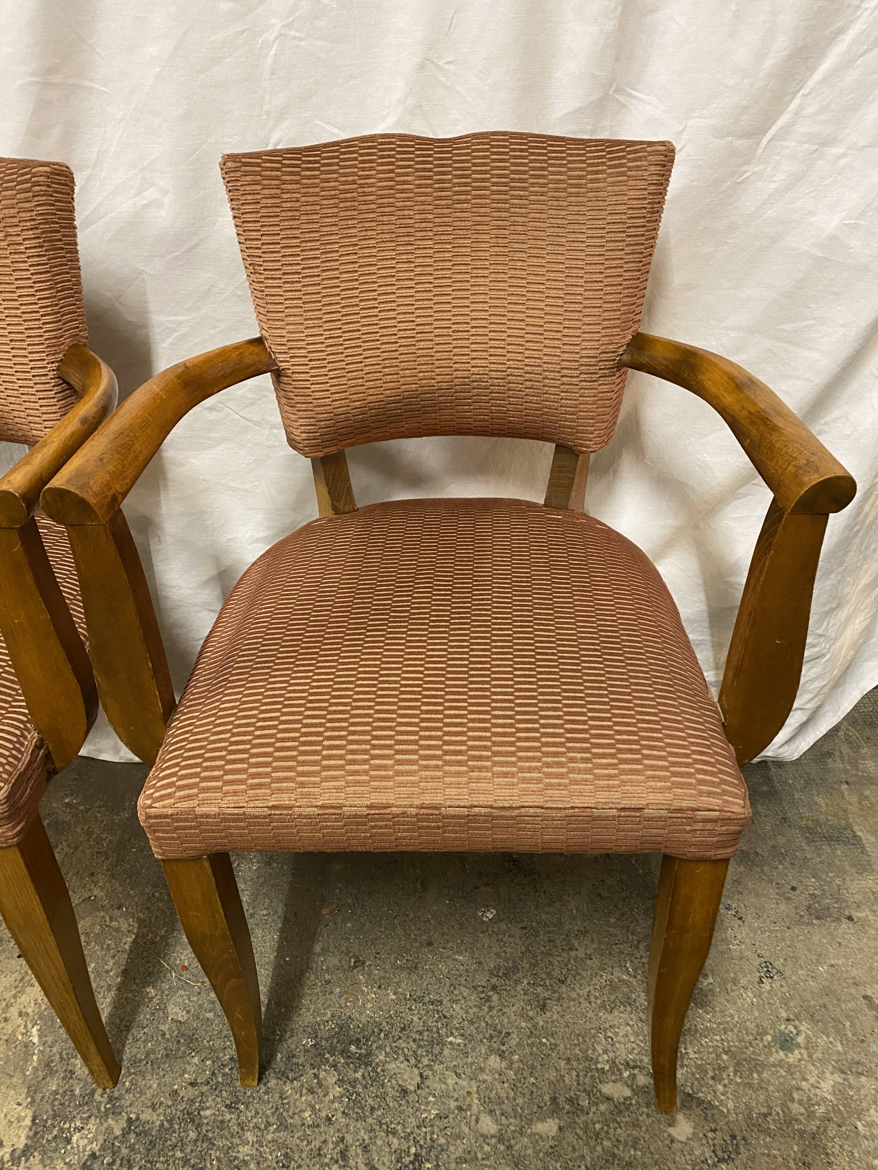 Fauteuil Bridge velours beige rosé