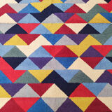 1980s Gorgeous Woolen Rug by Ottavio Missoni called "Pyramid. Limited edition